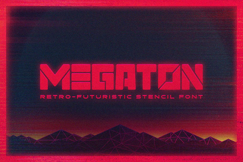 Megaton 80s Retro Font